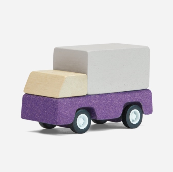 Purple Delivery Truck